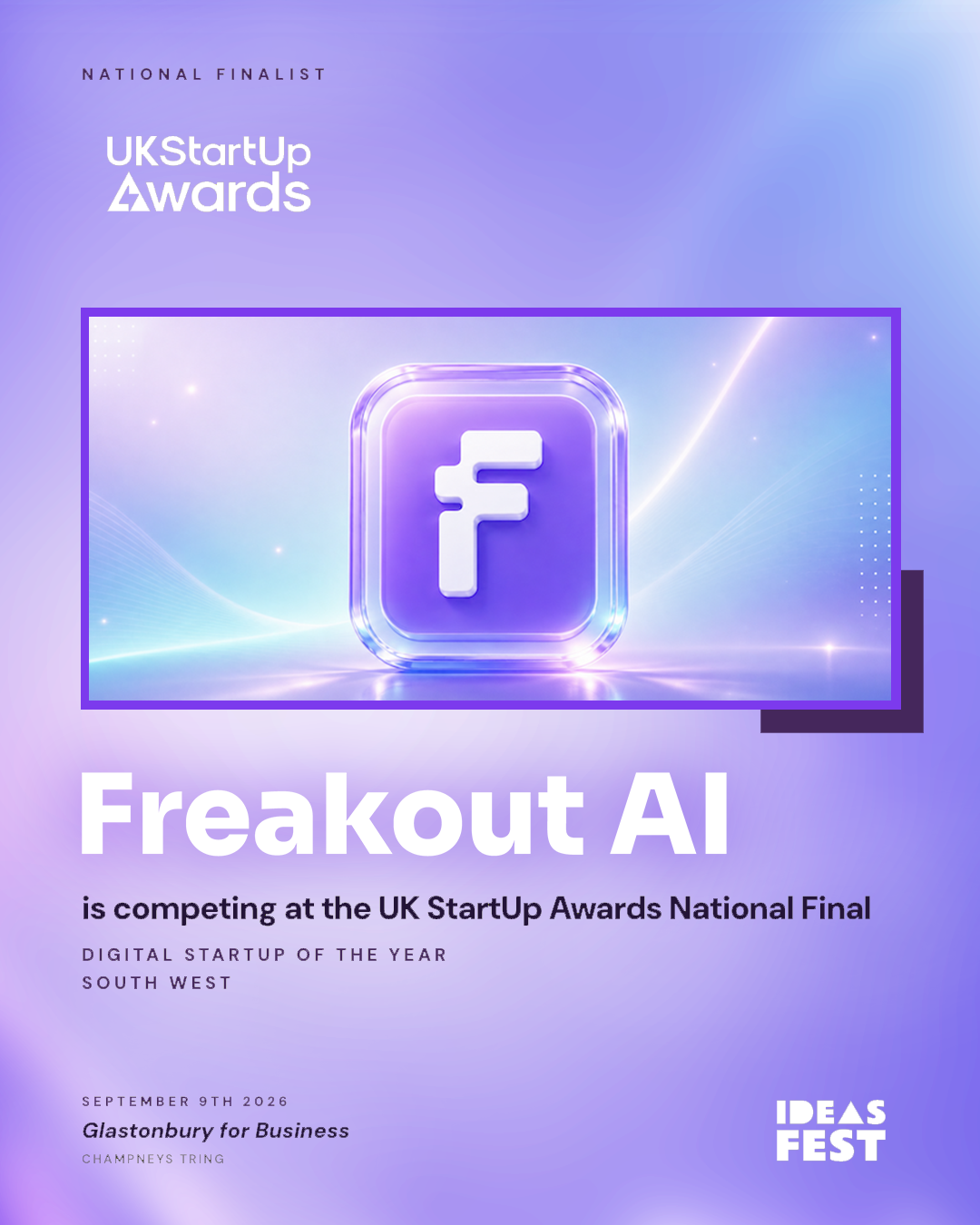 FreakoutAI Is Heading to the UK StartUp Awards National Final